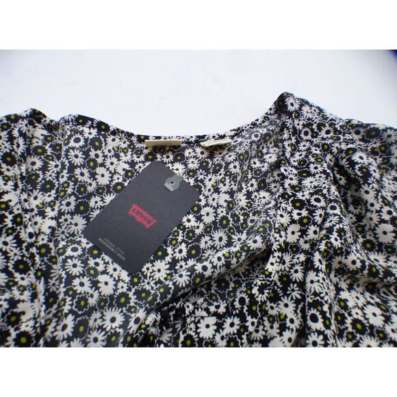 Levi’s Trendy Plus Size Embry Tie Blouse, Black, 2X - Picture 8 of 12